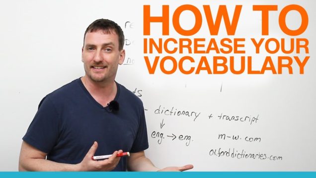 How to increase your vocabulary