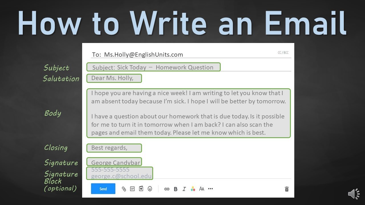 How To Write An Email Get English Online Videos