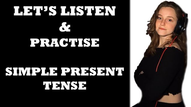Listening Exercise + pdf – Simple Present Tense – Listen and Find the answers – Easy English Lesson