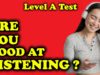 Listening Test + PDF – Level A – Improve your listening comprehension  skill – Easy English Lesson