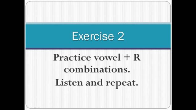 Pronunciation of English Vowel Sounds 4 – Central Vowels – Part 2