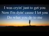 Aerosmith Cryin’ – Lyrics