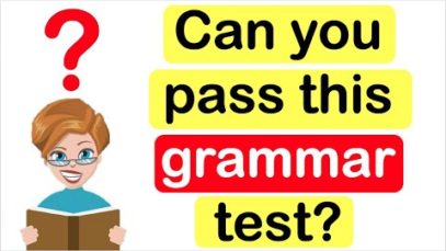 English Grammar Test 🤔 📚 | Can you pass? | Test your English skills