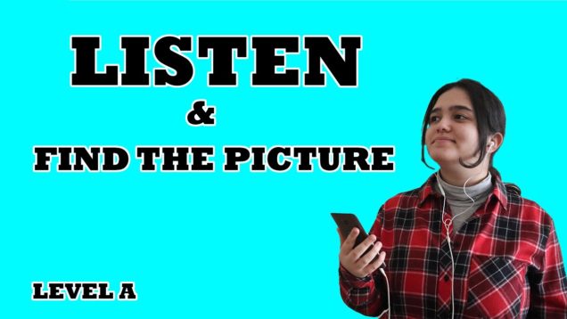 Listen and Find The Correct Picture – Level A – Listening Exercise with answers