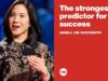 The strongest predictor for success | Angela Lee Duckworth